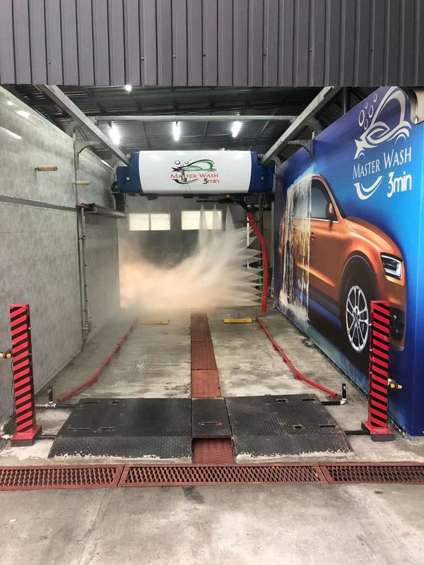 Automatic 16kw Touch Free Car Wash Machine With Drying System